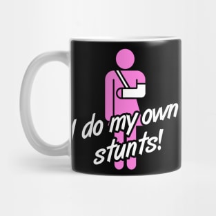 Stunts Fractured Broken Hand Get Well Gift Mug